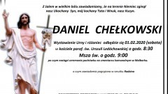 Zmarł Daniel Chełkowski.