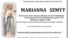 Zmarła Marianna Szmyt. Żyła 82 lata.