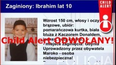 Child Alert odwołany. 10 - letni Ibrahim odnaleziony.