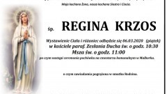 Zmarła Regina Krzos. Żyła 91 lat.