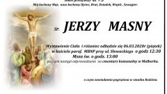 Zmarł Jerzy Masny. Żył 73 lata.