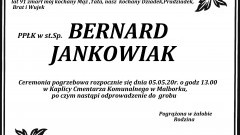 Zmarł Bernard Jankowiak. Żył 91 lat.