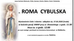 Zmarła Roma Cybulska. Żyła 59 lat.