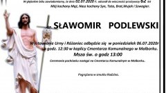 Zmarł Sławomir Podlewski. Żył 62 lata.