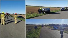 Kraśniewo. Kierowcy w szpitalu po zderzeniu dwóch osobówek.