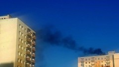 Skąd unosi się czarny dym nad Malborkiem?