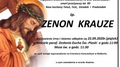 Zmarł Zenon Krauze. Żył 89 lat.