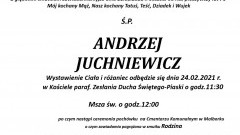 Zmarł Andrzej Juchniewicz. Żył 70 lat.