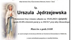 Zmarła Urszula Jędrzejewska. Żyła 46 lat.