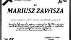 Zmarł Mariusz Zawisza. Żył 59 lat.