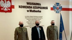 Malbork. Andrzej Panek odznaczony złotym medalem „Za Zasługi Dla Obronności Kraju”.