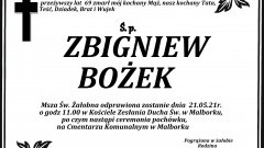 Zmarł Zbigniew Bożek. Żył 69 lat.