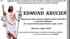 Zmarł Edmund Krucień. Żył 71 lat.