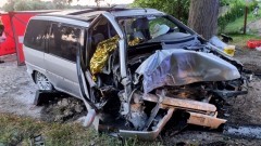 Śmiertelny wypadek w Gronajnach - kierowca miał ponad 3,5 promila alkoholu.