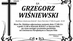 Zmarł Grzegorz Wiśniewski. Żył 50 lat.