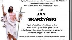 Zmarł Jan Skarżyński. Żył 71 lat.