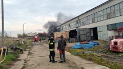 Malbork. Pożar w hali na Rakowcu. Zobacz wideo 26 października 2021