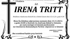 Zmarła Irena Tritt. Żyła 93 lata.