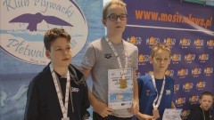 MAL WOPR. Kacper Potoka z kompletem medali podczas Ogólnopolskich Zawodów Pływackich.