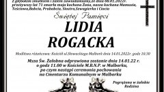 Zmarła Lidia Rogacka. Żyła 71 lat.