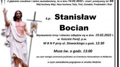 Zmarł Stanisław Bocian. Żył 88 lat.