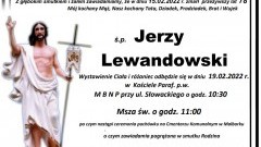 Zmarł Jerzy Lewandowski. Żył 78 lat.