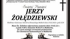 Zmarł Jerzy Żołędziewski. Żył 73 lata.