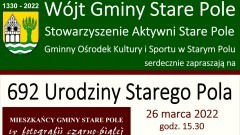 692 urodziny Starego Pola – szczegóły na plakacie.