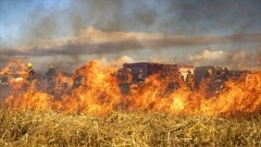 Rozpoczął się sezon wypalania traw – raport sztumskich służb mundurowych.