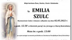 Zmarła Emilia Szulc. Żyła 54 lata.