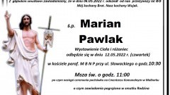 Zmarł Marian Pawlak. Żył 85 lat.