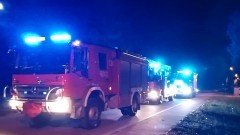 Pożar obory w Lasowicach Wielkich – weekendowy raport malborskich służb mundurowych.