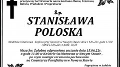 Zmarła Stanisława Poloska. Żyła 90 lat.