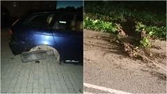 Malbork. Pirat drogowy na ul. Konopnickiej - porzucił auto i zastawił wyjazd z osiedlowego parkingu.