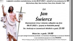 Zmarł Jan Świercz. Żył 64 lata.