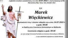 Zmarł Marek Więckiewicz. Żył 61 lat.