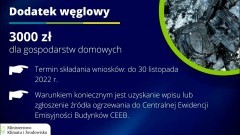 Można już składać wnioski o dodatek węglowy. Termin upływa 30 listopada&#8230;