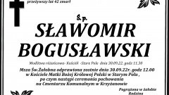 Zmarł Sławomir Bogusławski. Miał 42 lata.