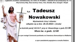 Zmarł Tadeusz Nowakowski. Żył 73 lata.