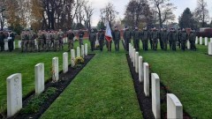 Malbork. Dzień Pamięci poległych żołnierzy Wspólnoty Brytyjskiej.