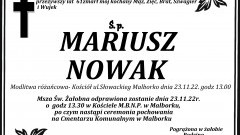 Odszedł Mariusz Nowak. Żył 61 lat.