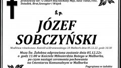 Zmarł Józef Sobczyński. Żył 72 lata.