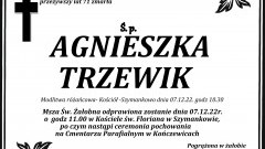 Zmarła Agnieszka Trzewik. Żyła 71 lat.