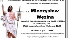 Zmarł Mieczysław Węzina. Miał 91 lat.