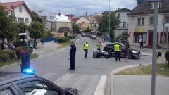 DZIERZGOŃ: KOLIZJA SAMOCHODU OSOBOWEGO Z MOTOREM – 19.06.2015