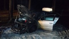25 TYS. STRAT PO POŻARZE VW PASSATA W MIKOŁAJKACH POMORSKICH – 27.07.2015