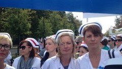 Pielęgniarki i położne z Malborka i Sztumu protestowały w Warszawie. Chcą podwyżki płac. Będzie strajk generalny? 10.09.2015