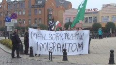 Narodowcy przeciw imigrantom. Marsz ulicami Malborka - 17.10.2015