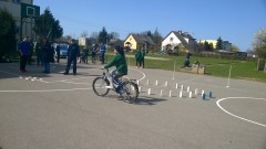 Wczoraj policjanci ze sztumskiej komendy przeprowadzili egzamin na kartę rowerową w szkole w czerninie - 12.04.2016