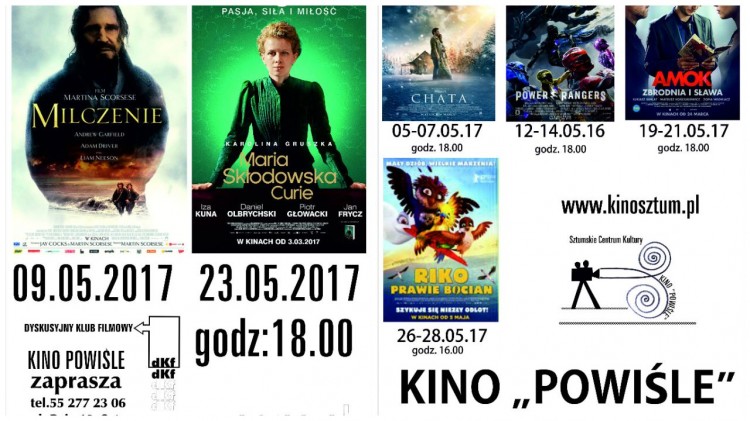 Sztum. Repertuar Kina "Powiśle" oraz Dyskusyjnego Klubu Filmowego. -&#8230;